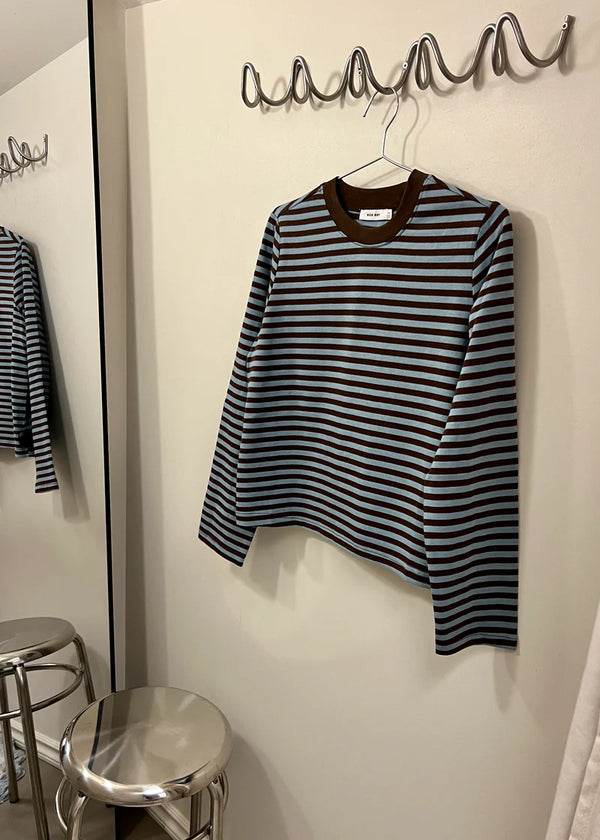 Meet Me in Paris Top Blue/Brown