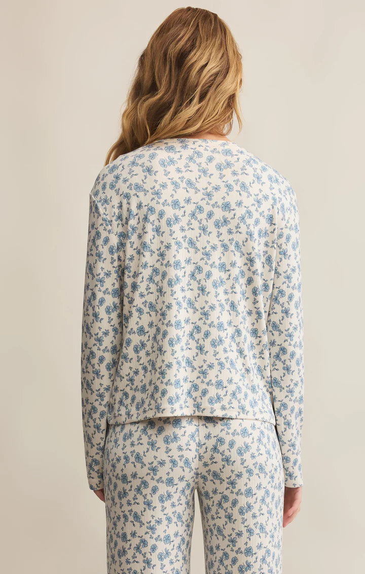 Home Town Ditsy Ls Top