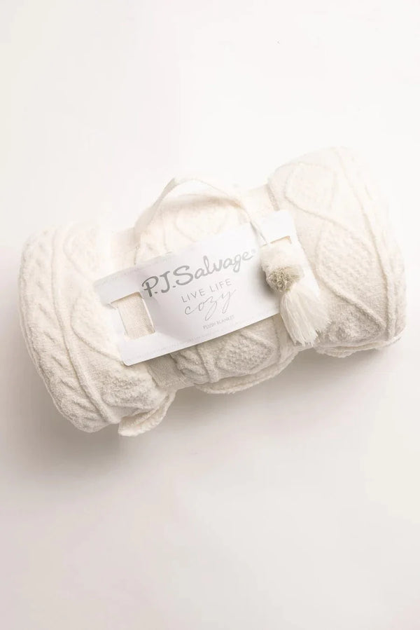 PJV Blanket Cable Crew Ivory