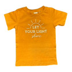 CCO Cotton Kid's Tee w/ Words Let Your Light Shine