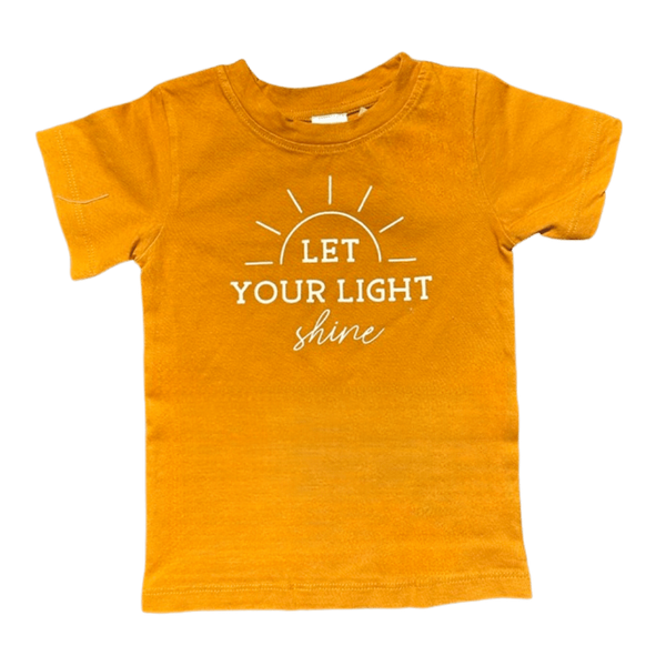 CCO Cotton Kid's Tee w/ Words Let Your Light Shine