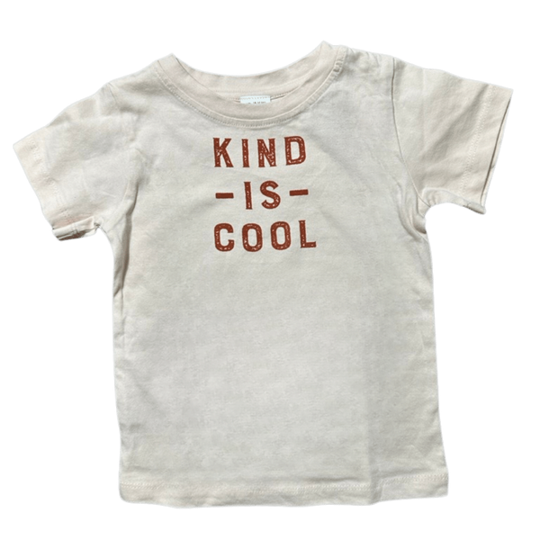 CCO Cotton Kid's Tee w/ Words Kind Is Cool