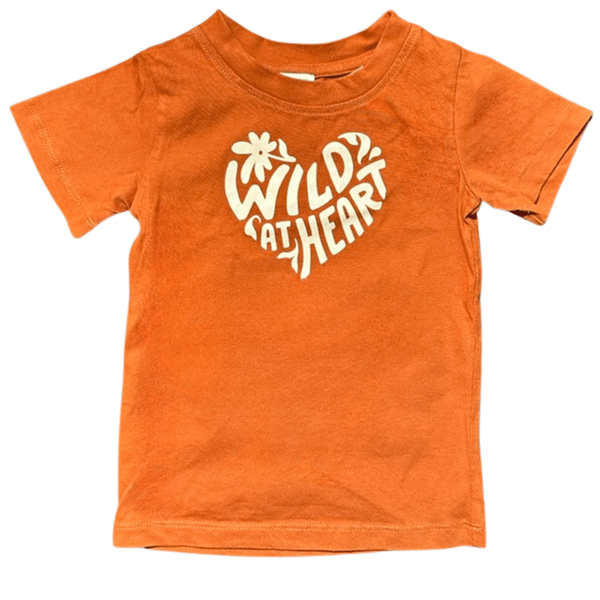 CCO Cotton Kid's Tee w/ Words Wild At Heart