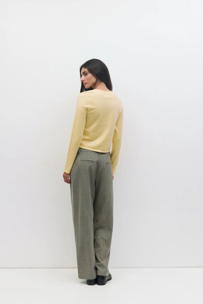 The Stella Cardigan Butter Yellow