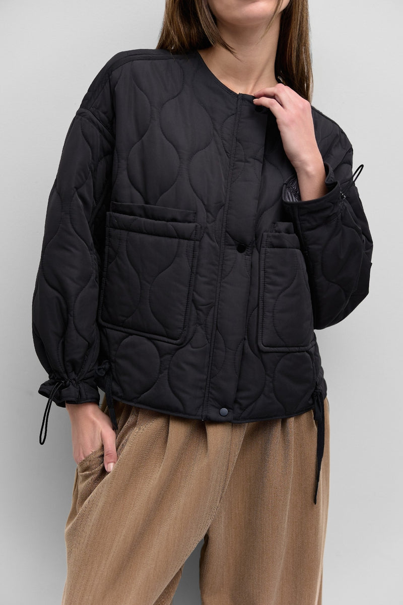 MG Downtown Quilted Jacket Black