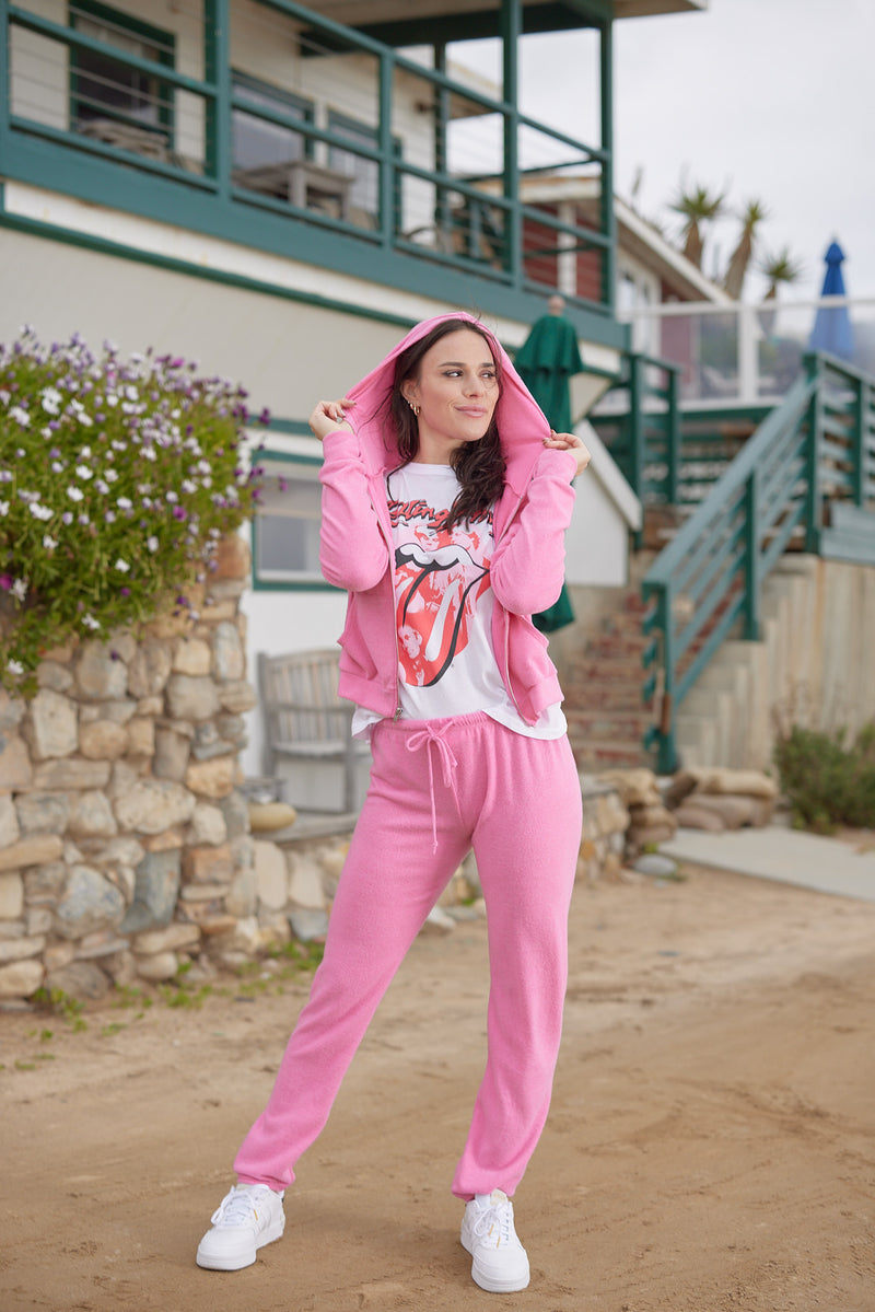 Loungy Sweatpant Candy Pink