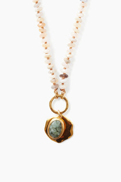 Emerald & Opal Ostra Necklace