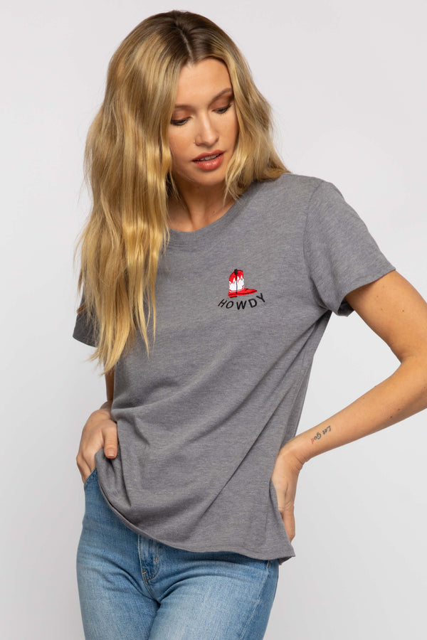 Howdy Embroidered Classic Tee